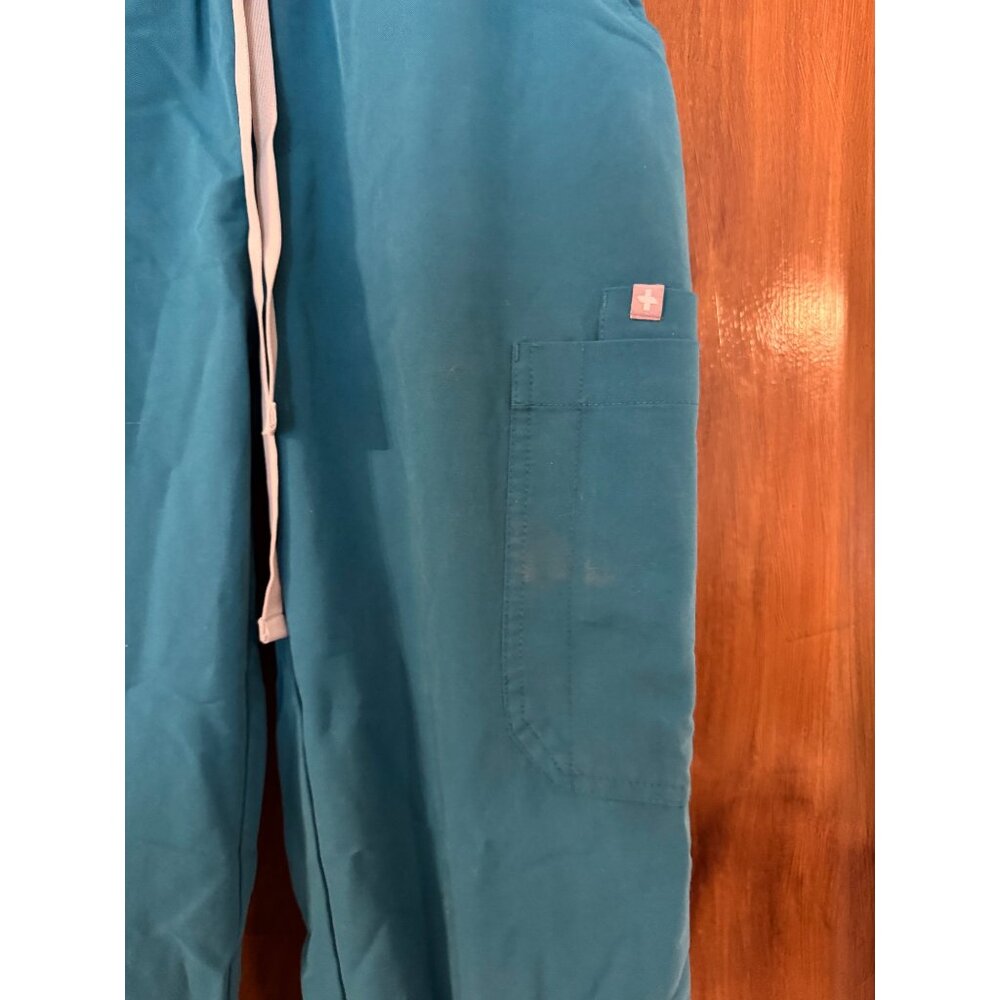 Figs Yola Caribbean Blue Size XS / Tall Nurse Scrub Bottom Medical - Picture 4 of 6